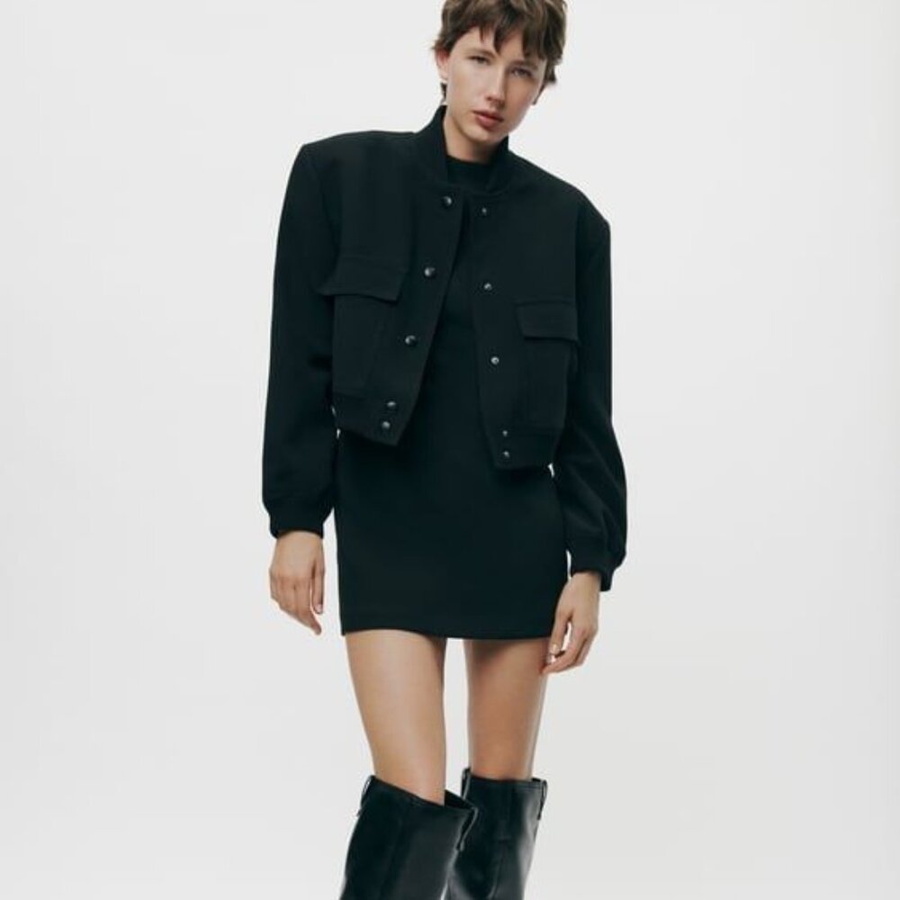 ZARA MAXI POCKET BOMBER